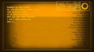 Portal 2 Ending song 'Want You Gone' by Jonathan Coulton [1080p]