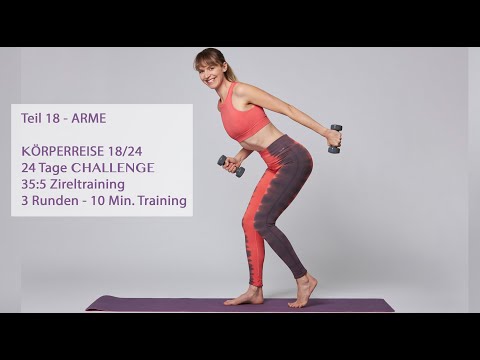 18/24 Armtraining - Bizeps- Trizeps - Workout KÖRPERREISE - 24 Tage Challenge - 5 Übungen