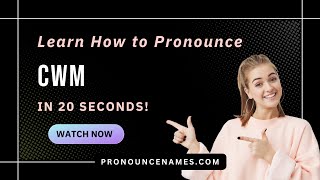 How to pronounce Cwm