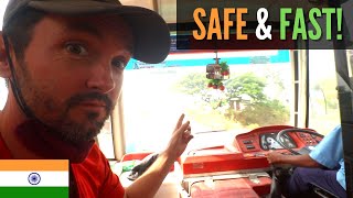 Foreigner takes first bus ride in INDIA 🇮🇳 Largest Bus Terminal in Asia
