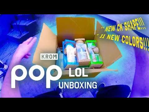 KROM POP LOL UNBOXING!!! 👀 (WORLD'S BEST KENDAMA FOR $25??)