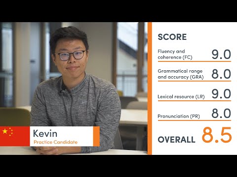 雅思口語8.5分模擬考試 - Kevin 來自中國 ? (Band 8.5 IELTS Practice Speaking Exam (mock test) - Kevin from China ??)