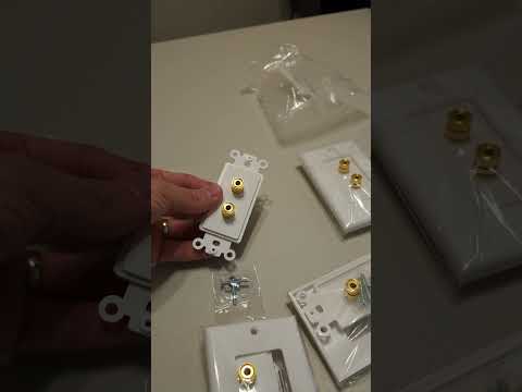 SPEAKER AUDIO WIRE Wall Plate QUICK REVIEW