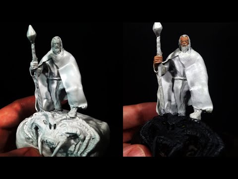 Sculpting And Painting Timelapse - Gandalf (Polymer Clay/Acrylics)