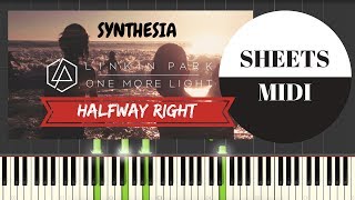 Linkin Park Halfway Right Epic Piano Cover Tutorial Sheets Midi Chords Chordify
