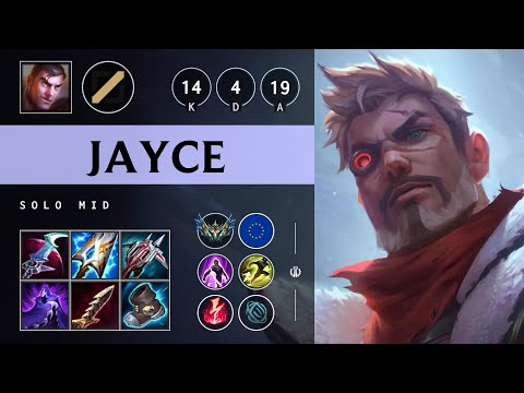 Jayce Mid vs Akali - EUW Challenger Patch 25.S1.3