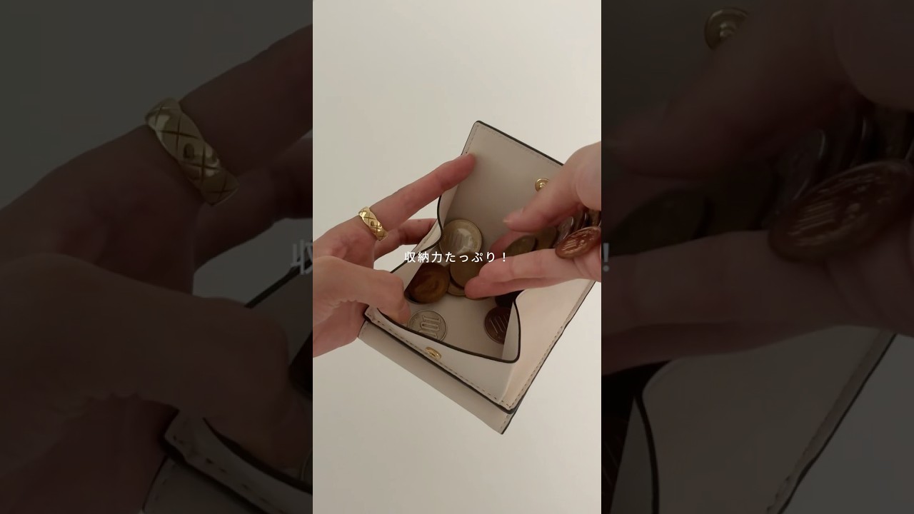 現金持ち歩きたい派さんにおすすめの容量たっぷり財布を紹介するよ👛✨　#shorts #wallet #財布