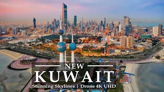 Kuwait City, Kuwait 🇰🇼 - by drone [4K UltraHD] | مدينة الكويت من فوق - Kuwait Skylines Views, Night