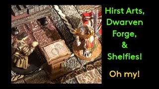 Dwarven Forge, Hirst Arts, and Shelfies