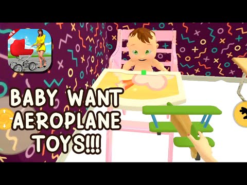 Virtual Mother Simulator: Happy Family Mom Life 3D #3 | Baby want aeroplane toys!!!