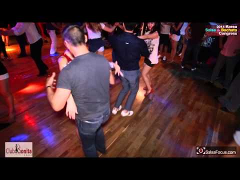 Lenny & Mio Merengue Free Dance@ 2014 Korea salsa & Bachata congress Crazy Big Party 클럽 보니따