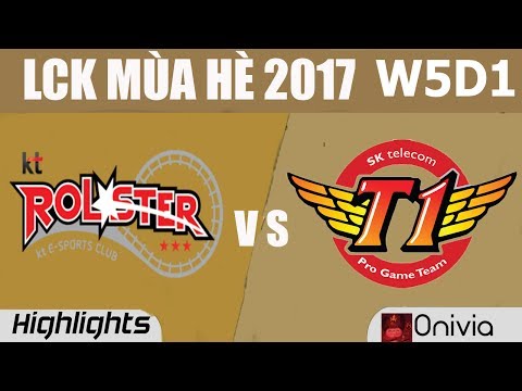 KT vs SKT Highlights Game 2 LCK SUMMER 2017 KT Rolster vs SK Telecom