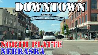 North Platte - Nebraska - 4K Downtown Drive