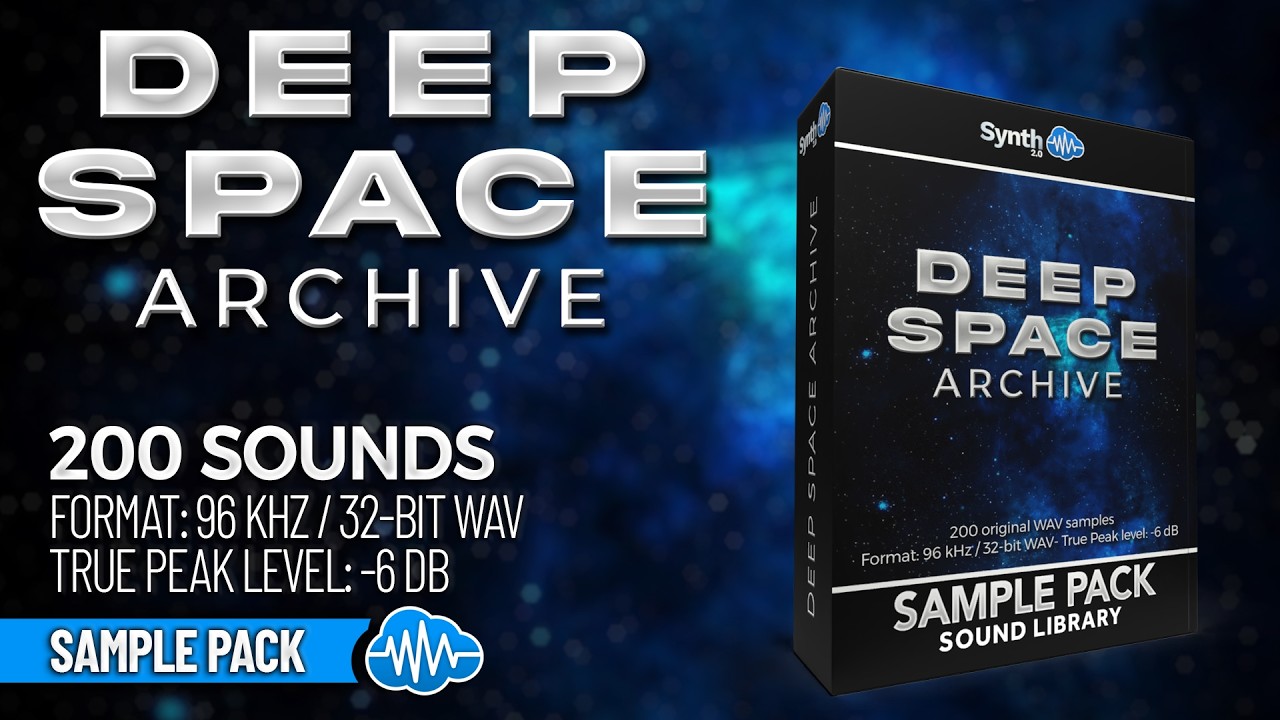 ADL044 - Deep Space Archive - Samples Pack ( 200 high-quality WAV samples ) - Video Preview 1