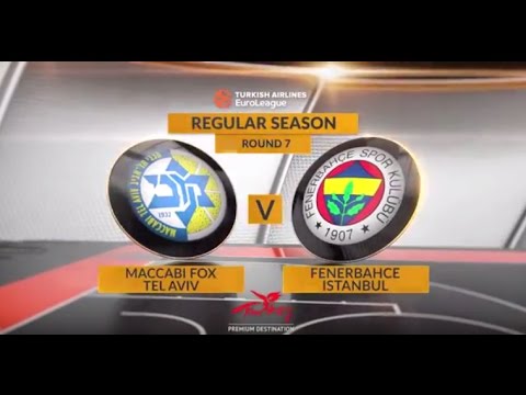 EuroLeague Highlights RS Round 7: Maccabi FOX Tel Aviv 87-77 Fenerbahce Istanbul