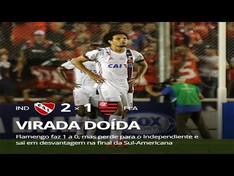Independiente 2 x 1 Flamengo - Melhores Momentos e Gols Sul-Americana 2017