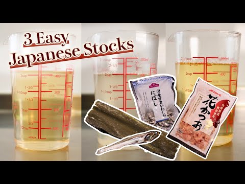 Basic Japanese Food | How to Make Dashi (3 Easy Dashi Stock Recipes)