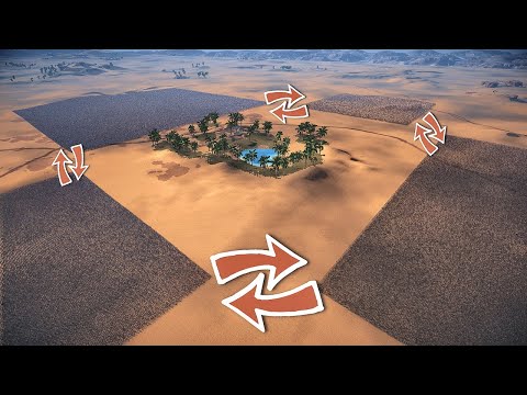 Battle For Oasis: Knights - Spearmen - Spartans - Orcs - UEBS 2