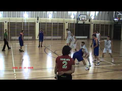 OZKosz Cz-wa Liga Okręgowa 2011/2012   28.10.2011 OKS Olesno - OSiR Kłobuck 2 kwarta