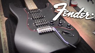 Fender Noir Stratocaster Restring!