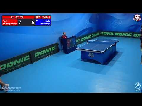 15:00 Yurii Shchepanskyi 1- 3 Mykola Halynskyi West 3 WIN CUP 01.11.2022 | TABLE TENNIS WINCUP