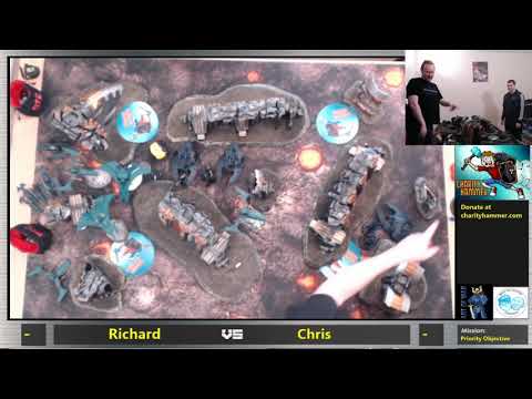 Charity Hammer 2:  Stream 2 - Richard Siegler (Tau) vs Chris Blackham (Aeldari)