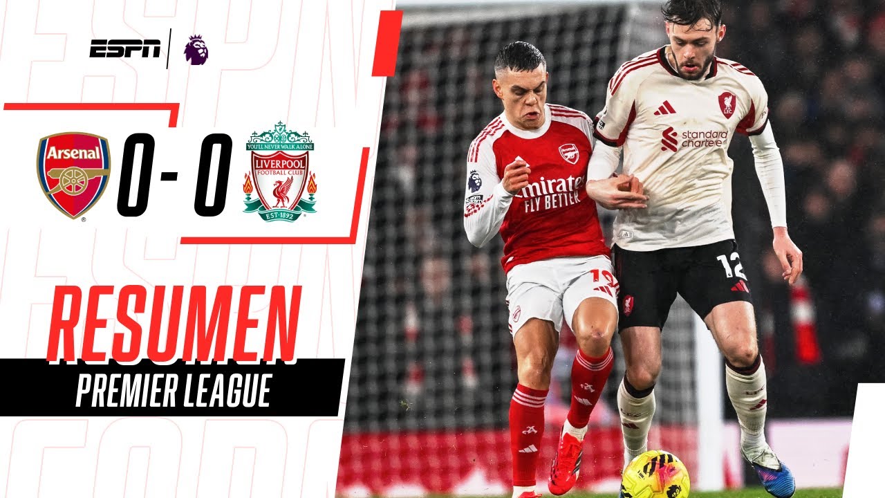 EL ARSENAL DESAPROVECHÓ SU OPORTUNIDAD Y EMPATÓ ANTE LIVERPOOL | Arsenal 0-0 Liverpool | RESUMEN