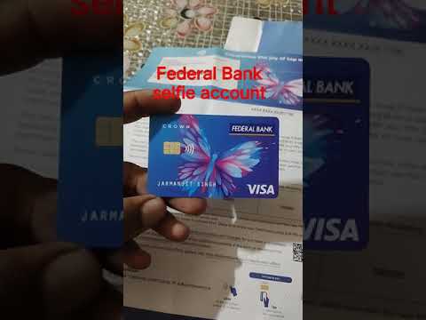 Federal Bank zero balance account || Debit Card