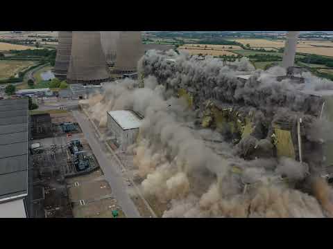 Brown and Mason demolishes West Burton and Cottam Power Stations