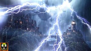 Sleep Through the Storm! Heavy Thunderstorm Sounds with Pouring Rain, Intense Lightning & Thunder