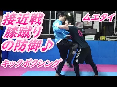 初心者向け🔰膝蹴りのディフェンス方法 ムエタイ キックボクシングテクニック講座 首相撲
