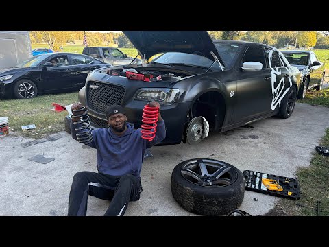 I BROKE MY CHRYSLER 300. 5.7 HEMI.... (REAR CRADLE SWAP + EIBACH LOWERING SPRINGS INSTALL)