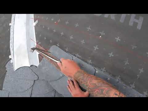 Traufe an Gaube - Teil 61 - Altdeutsche Deckung- Schieferdach Halle