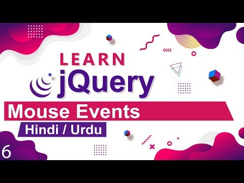jQuery Mouse Events Tutorial in Hindi Urdu