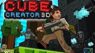 Cube Creator 3D (3DS eShop) - Survival Mode First Look