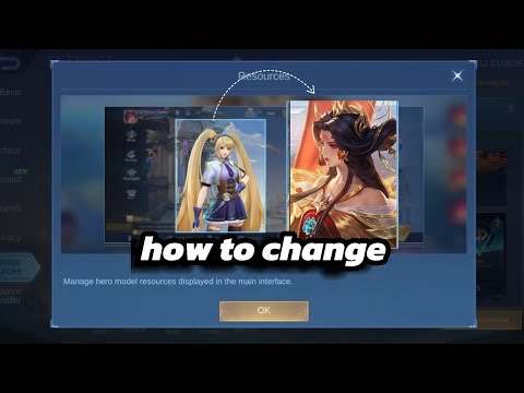 "How to Change Main Hero in Lobby | Unique Lobby Look in Mobile Legends!"🚀📈