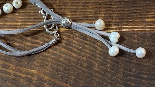 Floating Pearl Necklace- Beginners Project