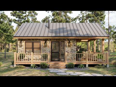 20'x20' (6x6m) Tiny House With Everything You Need | Full tour!!!