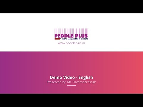 Peddle Plus Billing Software: Watch Demo | Grow your Retail business | Inventory, POS Software