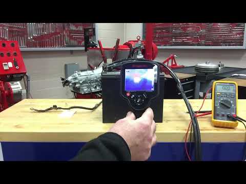 Using a thermal imager on a shorted automotive battery