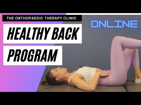 Introducing the Healthy Back Online Exercise Program at the Orthopaedic Therapy Clinic!
