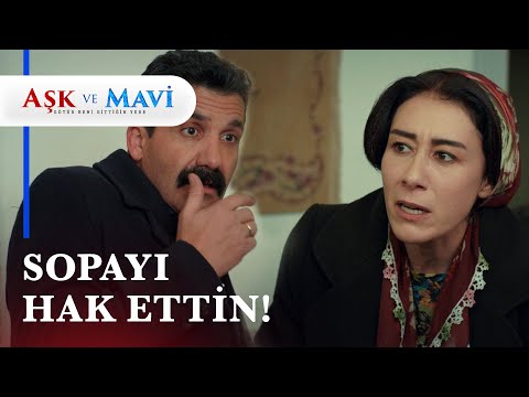 Cemal, Fatma diye Hasibe'ye sarılırsa...😂 - Aşk ve Mavi 16.Bölüm