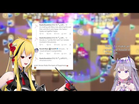 Eeihral - [Hololive ID] The dynamic between Kaela and Bijou being set in stone + Bijou's Minecraft mistake...