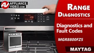 Maytag Range / Oven - Diagnostic Mode, Error Fault Codes & Troubleshooting by Factory Technician