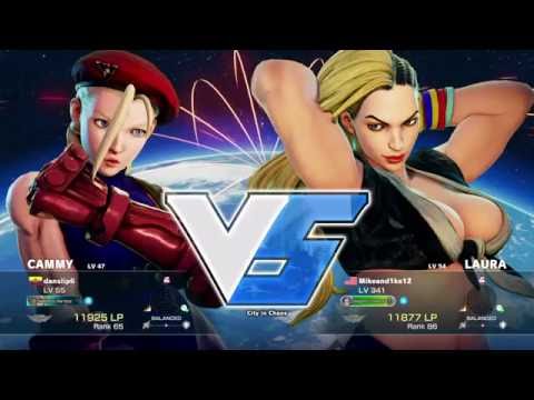 SFV - danslip6 (Cammy) Vs Mikeand1ke12 (Laura)