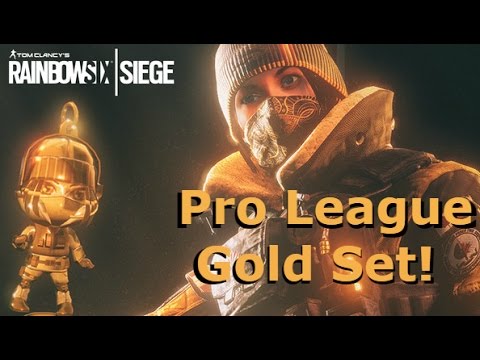 Rainbow Six Siege Frost Pro League Gold Set Showcase