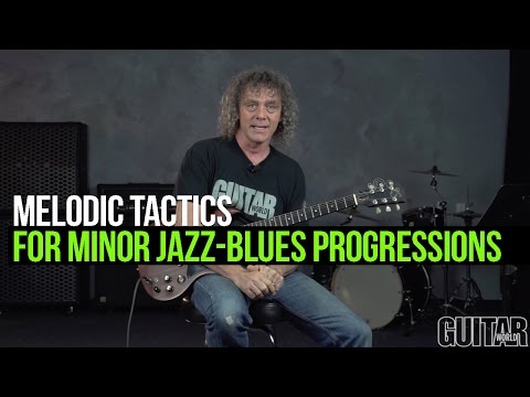 Jimmy Brown Jazz Lesson - Melodic Tactics for a Minor Jazz-Blues Progression