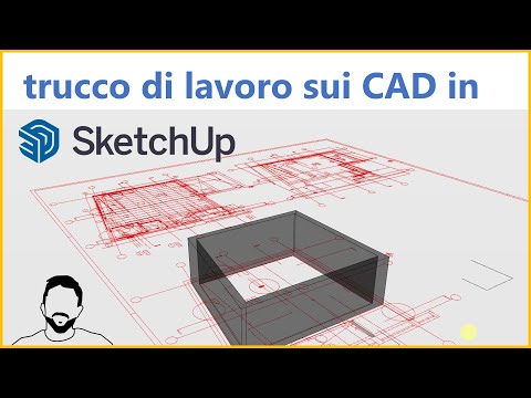 A Trick for Working on Imported CAD Files in SketchUp