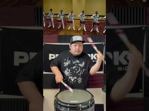 【DCI】Bluecoats 2016 Snare Feature 叩いてみた【完コピ】