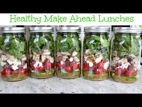 How to Make Mason Jar Salads | Grilled Chicken Greek Salad Recipe